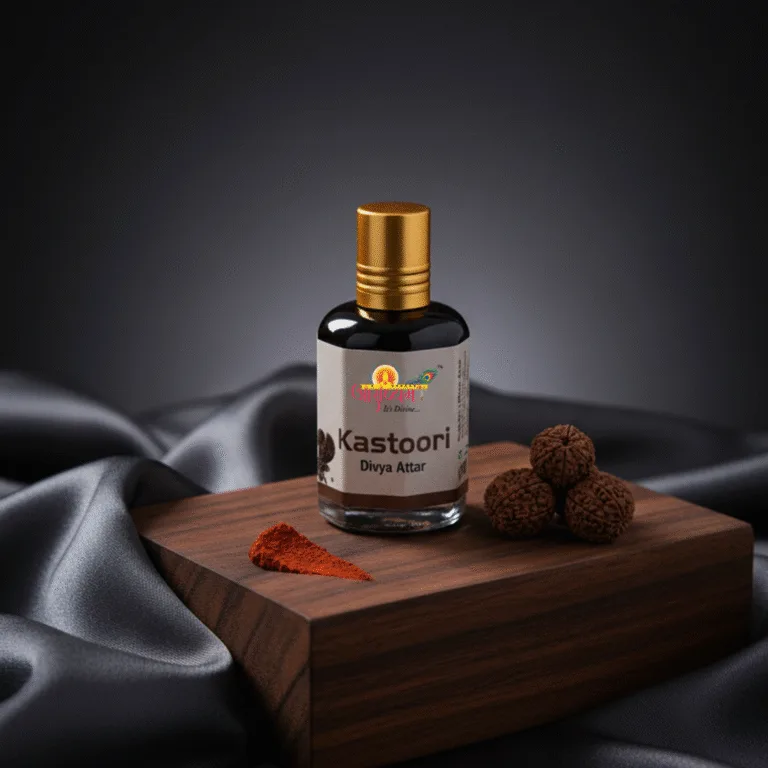 Attar Kastoori | Rich Musk Fragrance | Alcohol-Free Religious Attar | Aradhyam