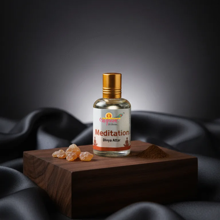 Attar Meditation | Calming Meditative Fragrance | Alcohol-Free Wearable Attar | Aradhyam