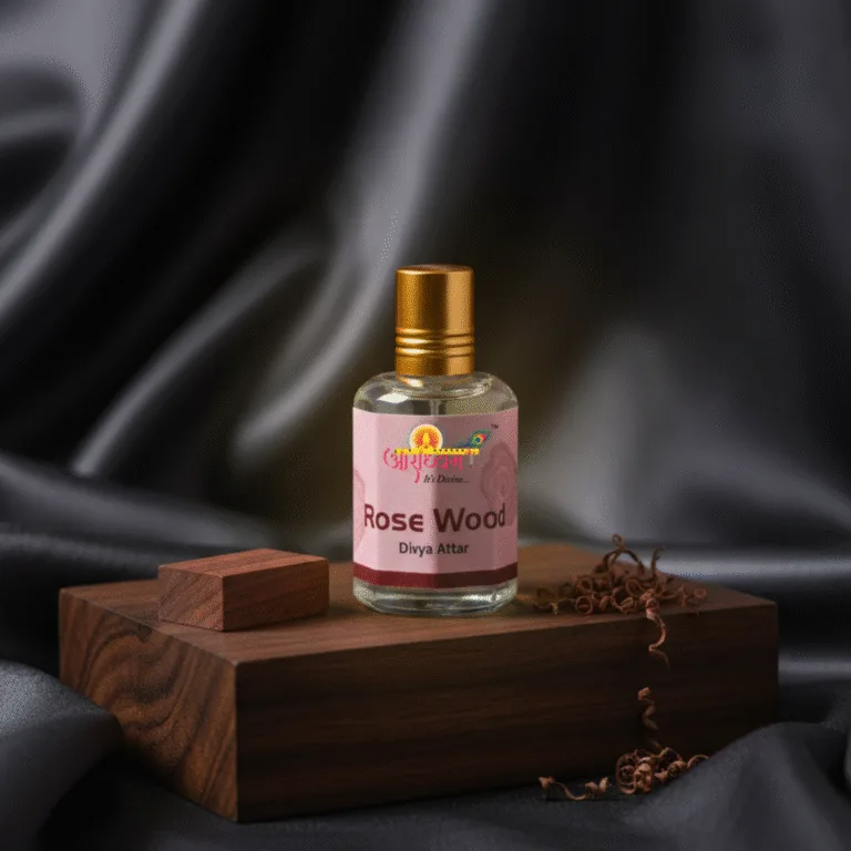 Attar Rose Wood | Woody Floral Fragrance | Alcohol-Free Wearable Attar | Aradhyam