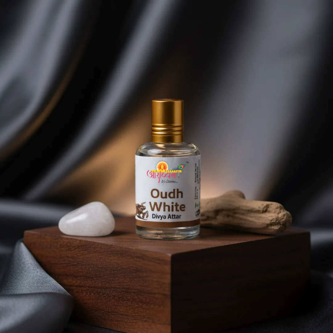 Attar White Oudh | Smooth White Oudh Fragrance | Alcohol-Free Wearable Attar | Aradhyam