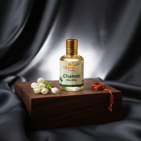 Attar Chameli | Soft Jasmine Floral Fragrance | Alcohol-Free Religious Attar | Aradhyam