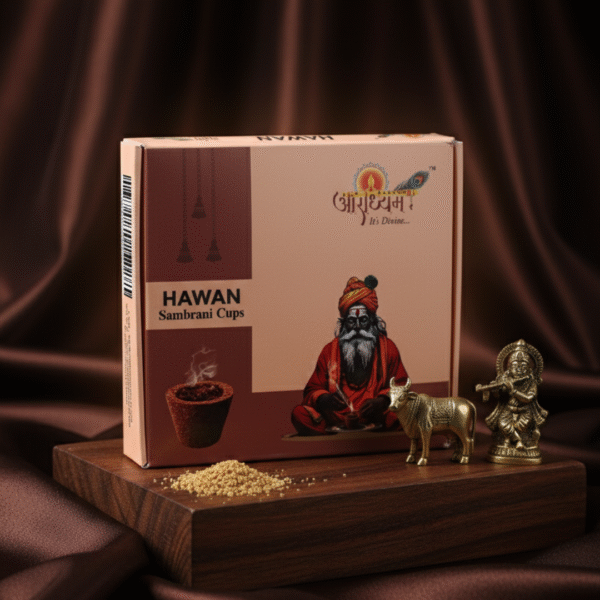 Sambrani Cups  Hawan | | Blend of Devdar, Nagarmotha, Giloya, Guggal, Loban and Other Herbs ||Free Burner Plate