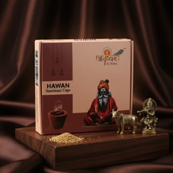 Sambrani Cups  Hawan | | Blend of Devdar, Nagarmotha, Giloya, Guggal, Loban and Other Herbs ||Free Burner Plate