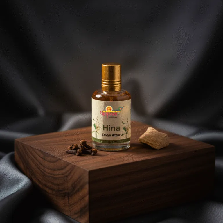 Attar Hina | Traditional Earthy Fragrance | Alcohol-Free Religious Attar | Aradhyam