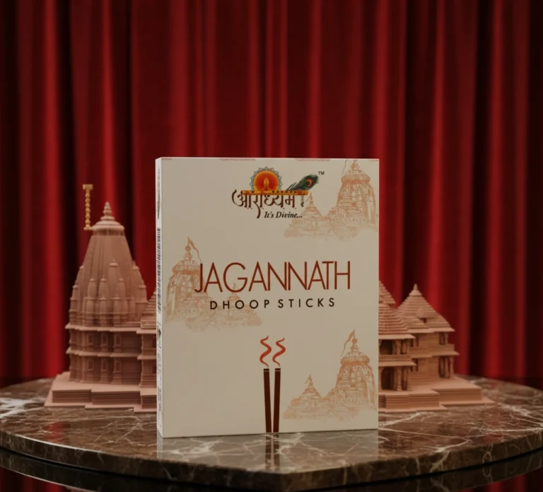 Classic Jagannath Dhoop Sticks – Temple Inspired Spiritual Fragrance | 100g | Approx. 45 Sticks | Aradhyam