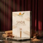 Classic Sandal Dhoop Sticks by Aradhyam with Pure Sandalwood Fragrance for Meditation and Pooja