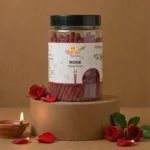Value Pack Rose Dhoop Sticks 200g with Natural Rose Fragrance by Aradhyam