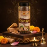 Premium Chandan Dhoop Sticks Charcoal Free by Aradhyam for Pooja Meditation and Spiritual Ambience