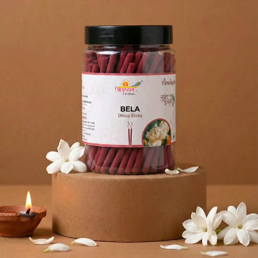 Value Pack Bela Dhoop Sticks – 200g | Approx. 120 Sticks | Aradhyam