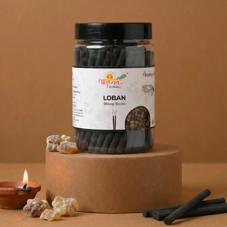 Value Pack Loban Dhoop Sticks – 200g | Approx. 120 Sticks | Aradhyam