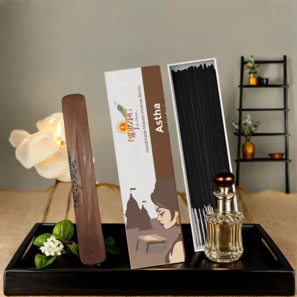 Premium Handrolled Astha Masala Incense Sticks by Aradhyam for Pooja Meditation Prayer and Spiritual Ambience