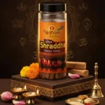 Premium Shraddha Dhoop Sticks Charcoal Free by Aradhyam for Pooja Meditation and Peaceful Ambience
