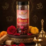 Premium Rose Dhoop Sticks Charcoal Free by Aradhyam for Pooja Meditation and Spiritual Ambience
